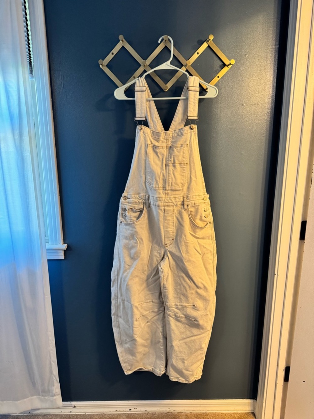 Free People Good Luck Barrel Overalls